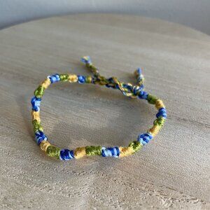AIko Bracelet, anklet, trendy, comfortable, tie, embroidery thread, woven, gift,
